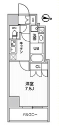 ガリシア森下Vの物件間取画像